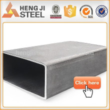 Tubo de acero rectangular negro fábrica en Tianjin